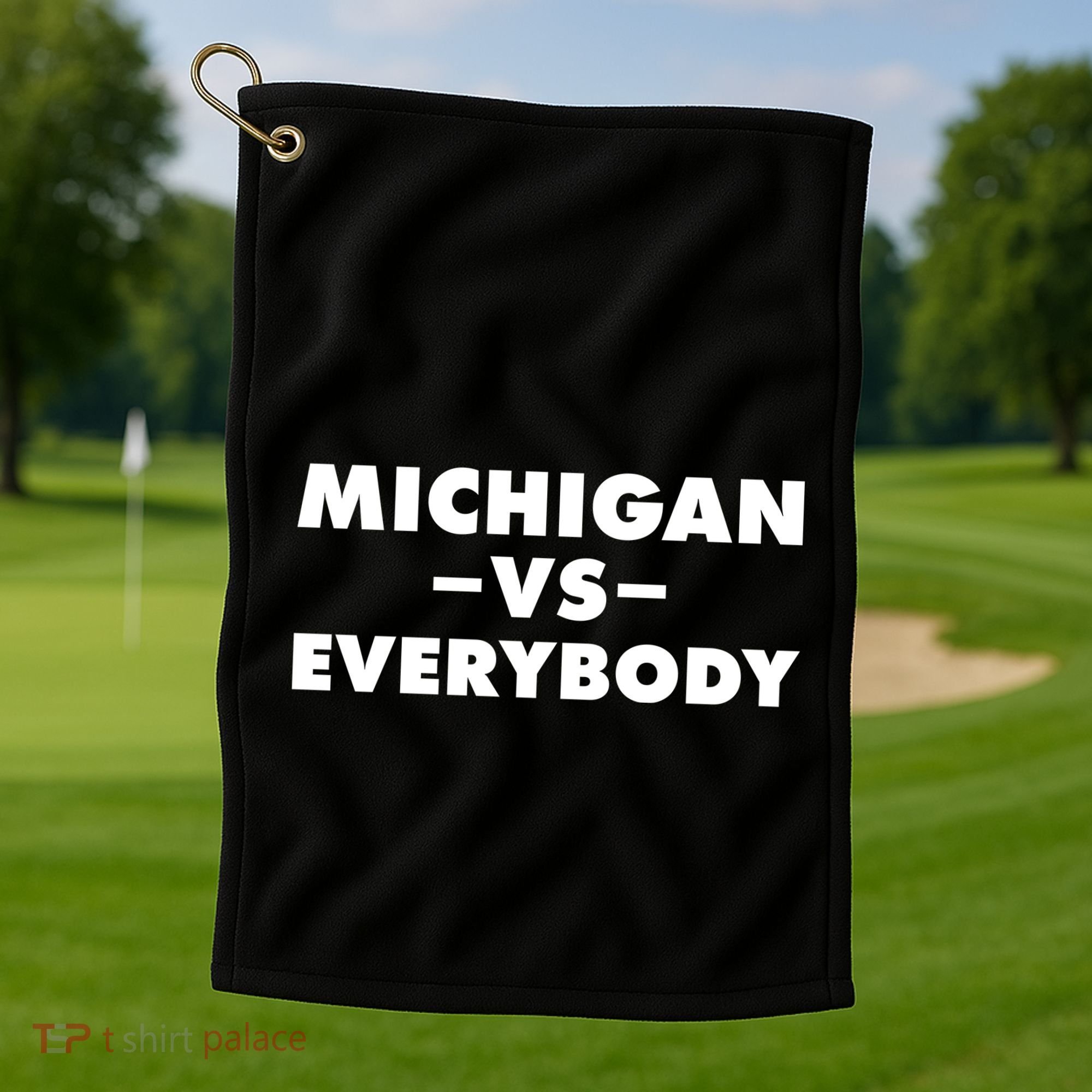 Michigan Versus Everybody Golf Towel