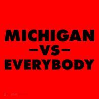 Michigan Versus Everybody Santa Hat thumb 1