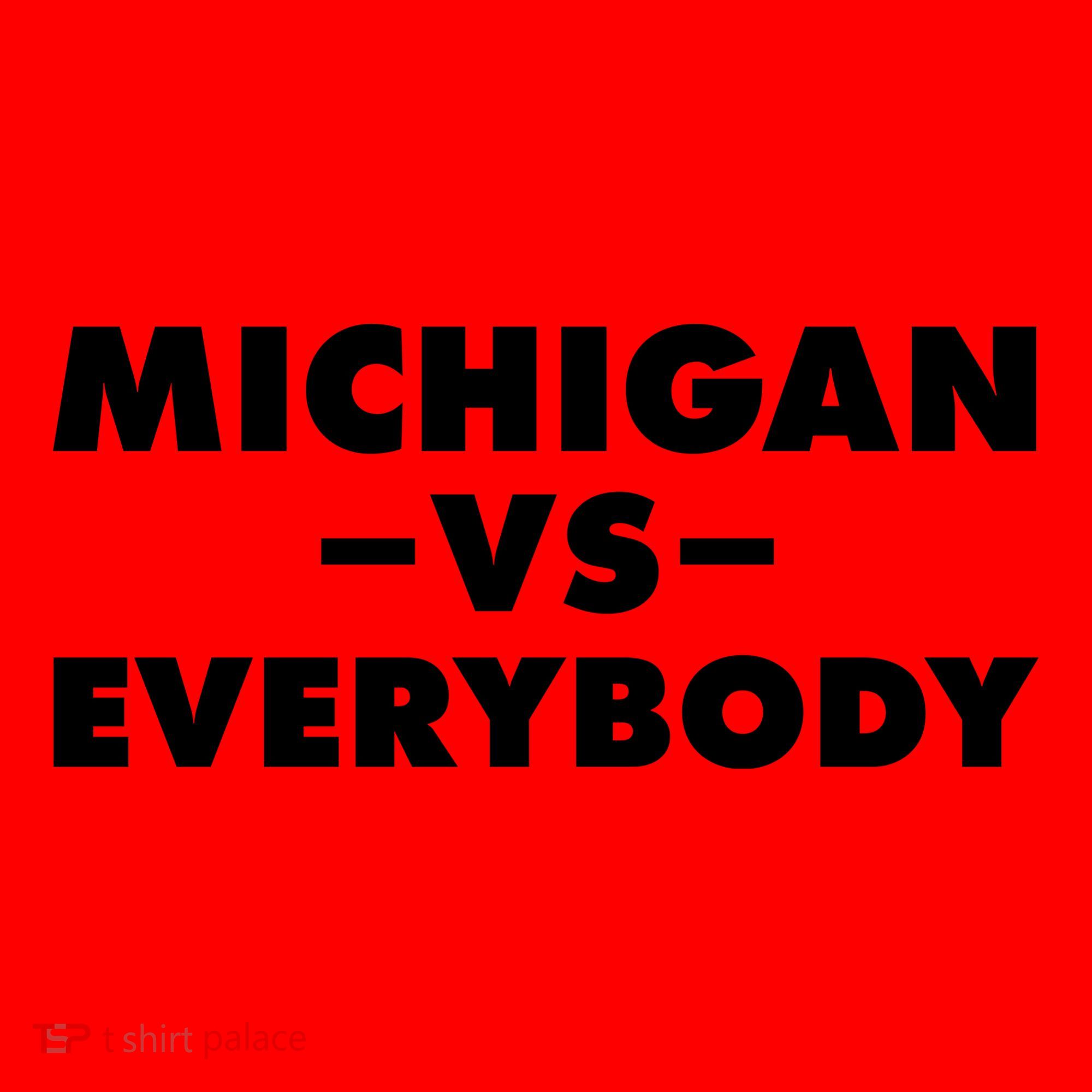Michigan Versus Everybody Santa Hat
