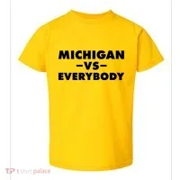 Michigan Versus Everybody Toddler T-Shirt thumb 0