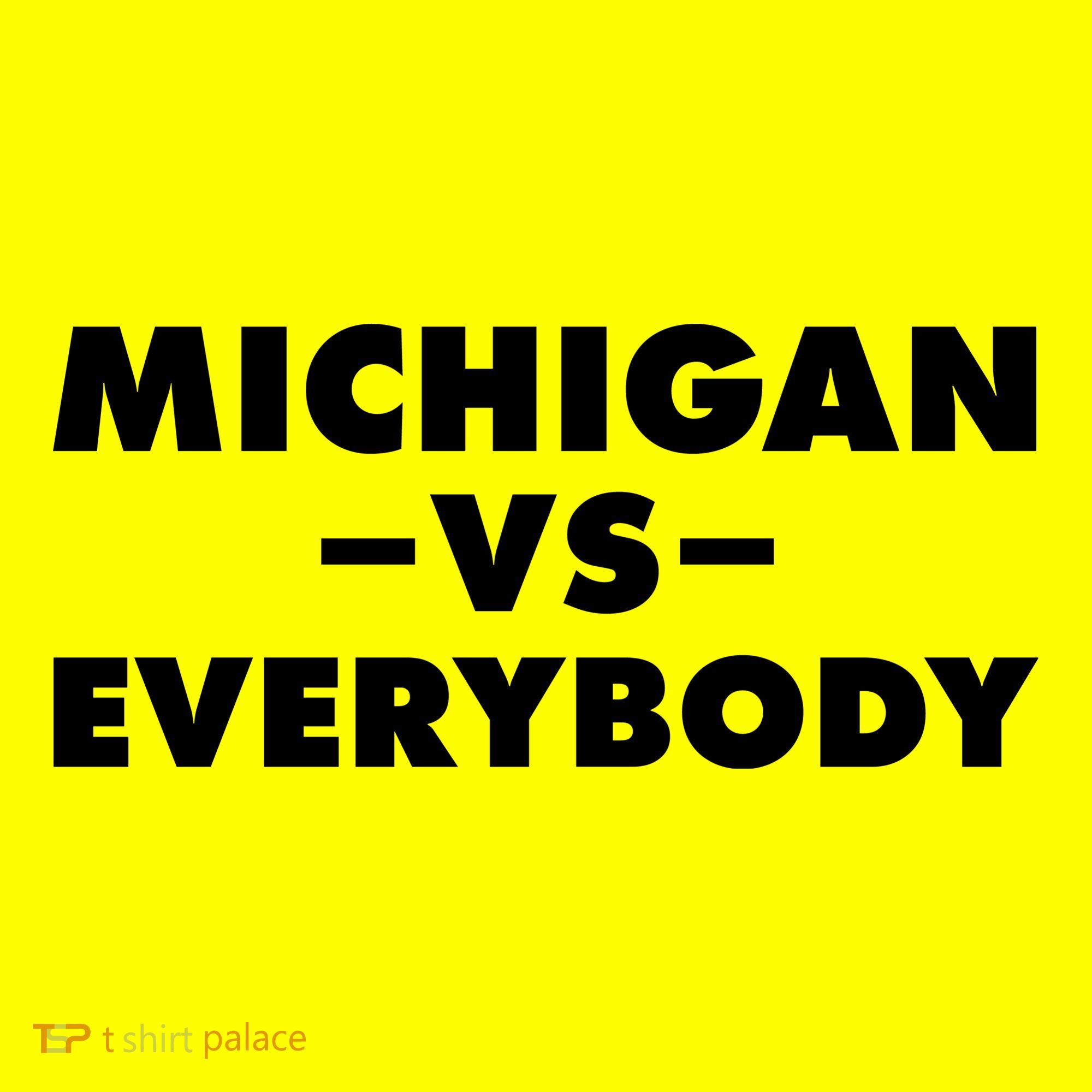 Michigan Versus Everybody Kids Long Sleeve Shirt