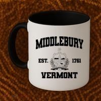 Middlebury Vermont Est 1761 Varsity Logo Coffee Mug thumb 2