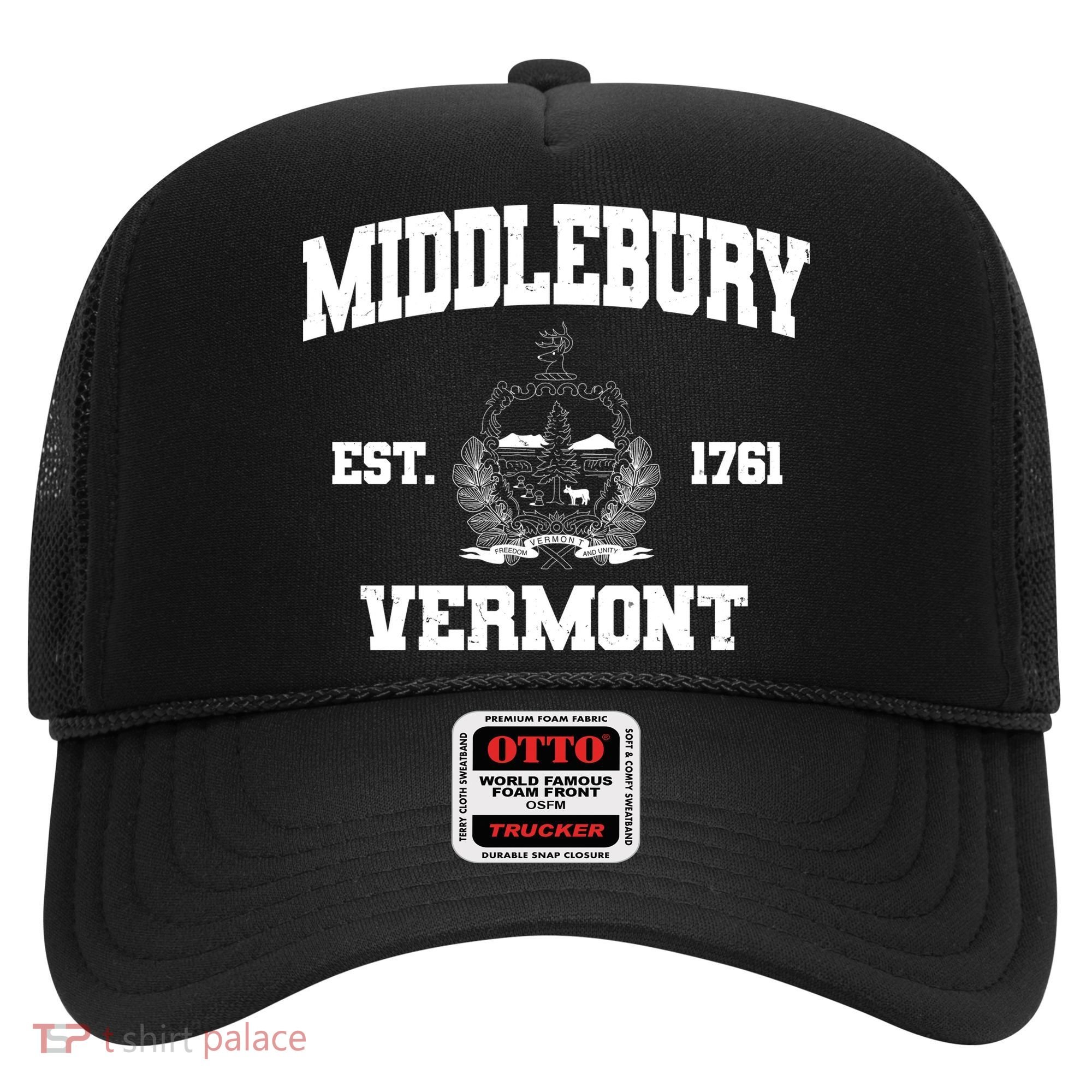 Middlebury Vermont Est 1761 Varsity Logo Hat