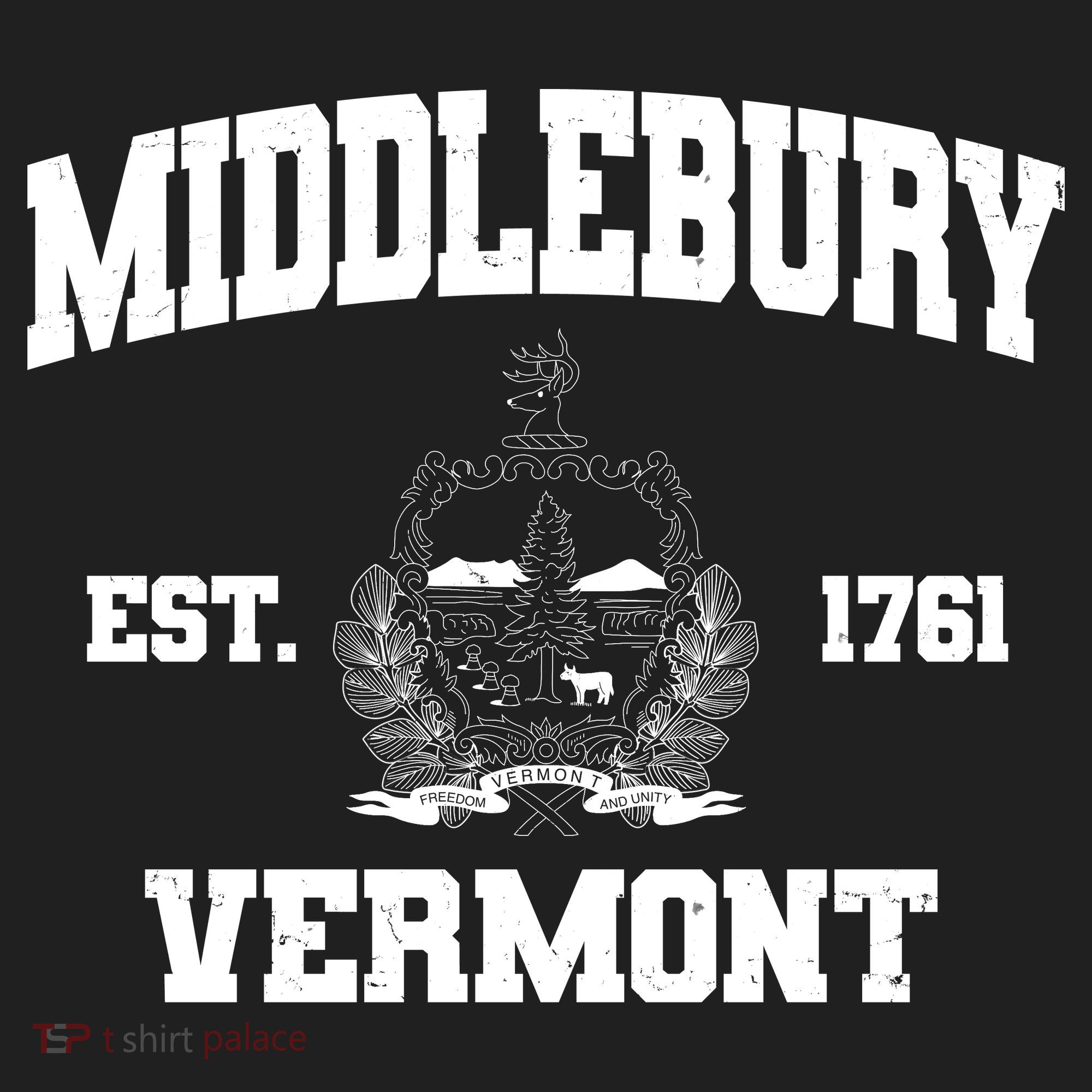 Middlebury Vermont Est 1761 Varsity Logo Hat