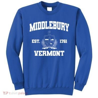 Middlebury Vermont Est 1761 Varsity Logo Sweatshirt