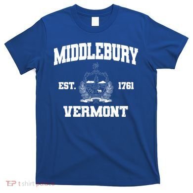 Middlebury Vermont Est 1761 Varsity Logo T-Shirt