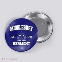 Middlebury Vermont Est 1761 Varsity Logo Button thumb 0