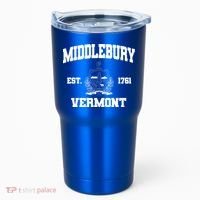 Middlebury Vermont Est 1761 Varsity Logo Tumbler thumb 0