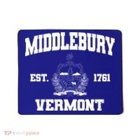 Middlebury Vermont Est 1761 Varsity Logo Mousepad thumb 0