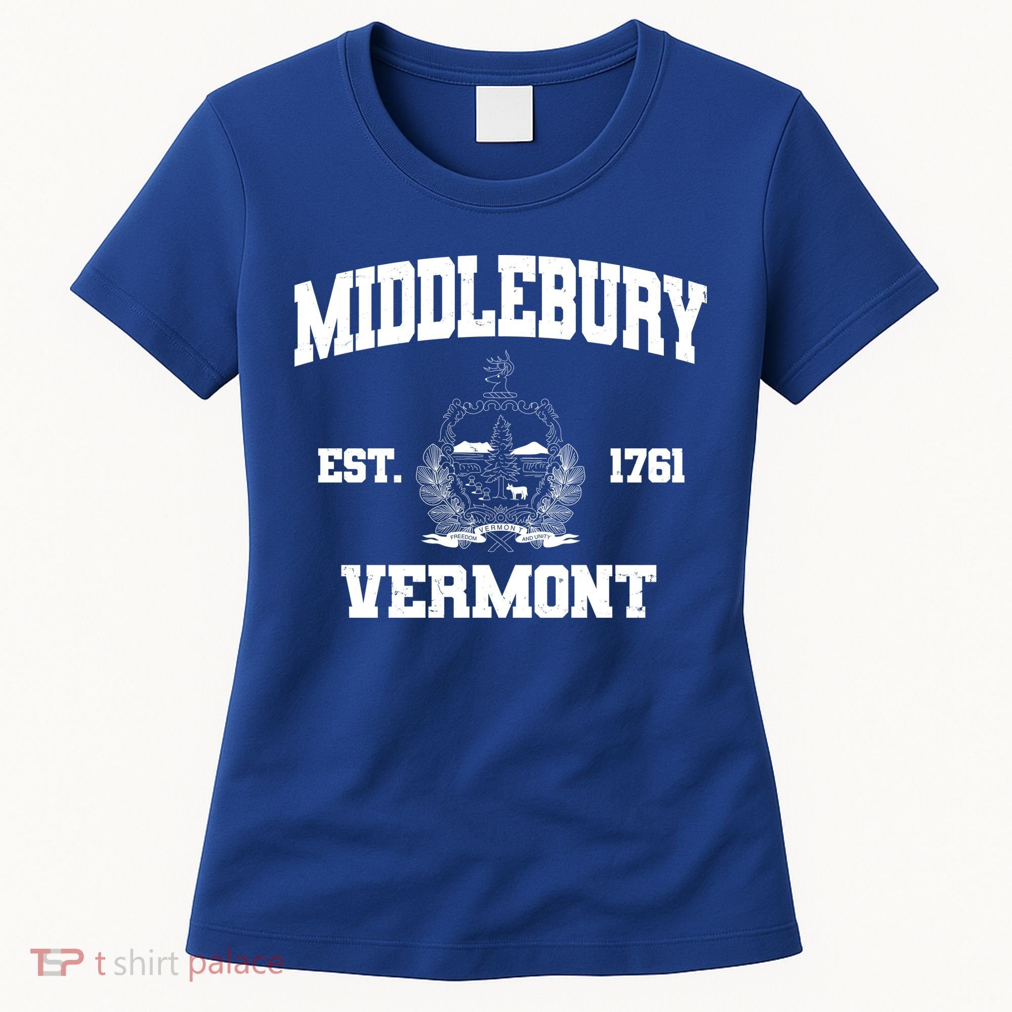 Middlebury Vermont Est 1761 Varsity Logo Women's T-Shirt