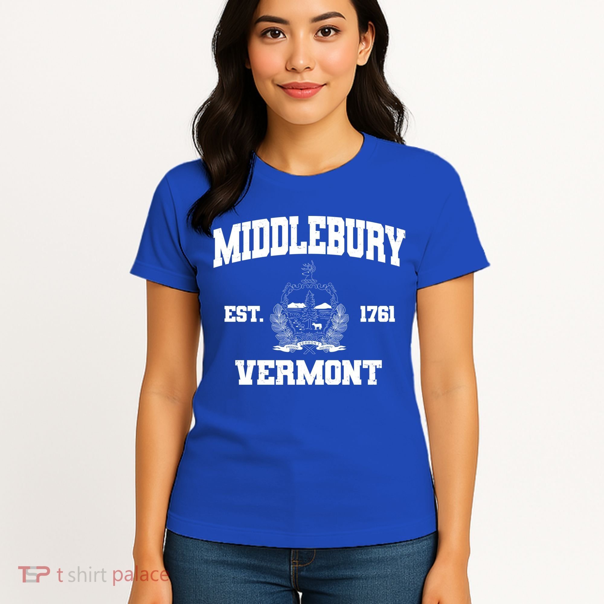 Middlebury Vermont Est 1761 Varsity Logo Women's T-Shirt