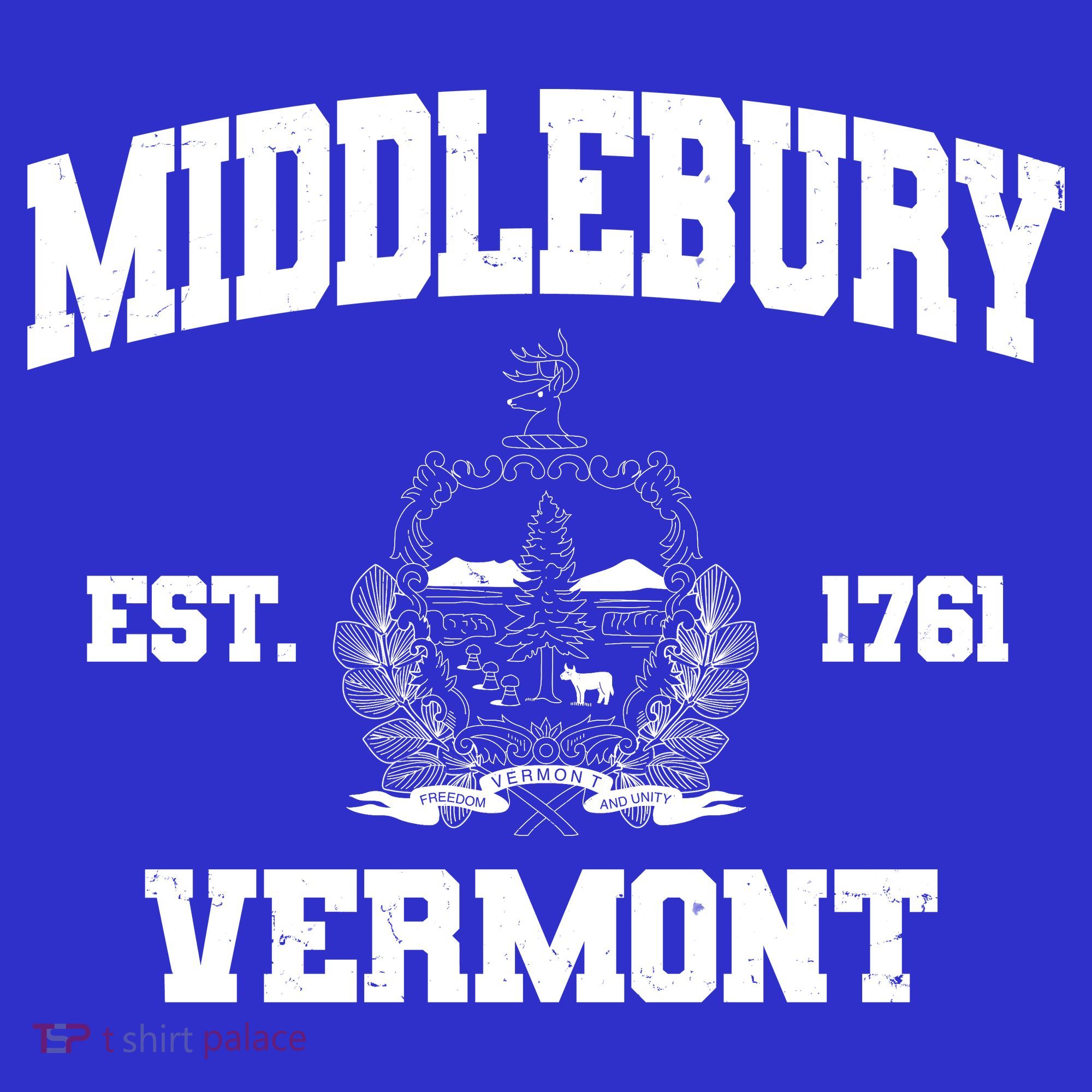 Middlebury Vermont Est 1761 Varsity Logo Women's T-Shirt