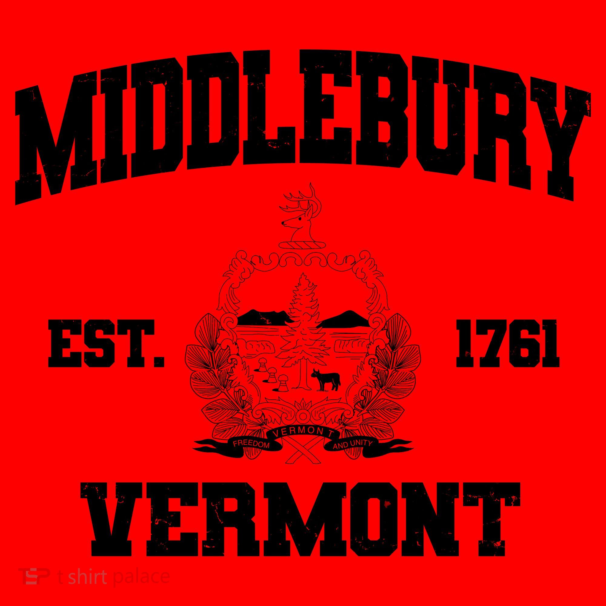 Middlebury Vermont Est 1761 Varsity Logo Santa Hat