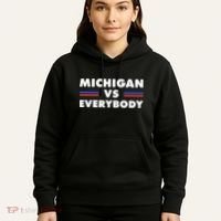 Michigan Vs Everybody Retro Hoodie thumb 5