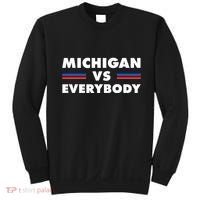 Michigan Vs Everybody Retro Sweatshirt thumb 0