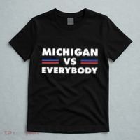 Michigan Vs Everybody Retro T-Shirt thumb 5