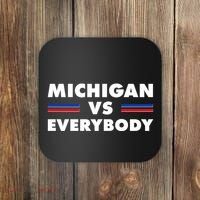 Michigan Vs Everybody Retro Coaster thumb 0