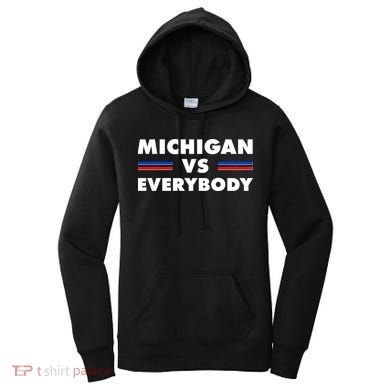 Michigan Vs Everybody Retro Women's Hoodie