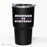 Michigan Vs Everybody Retro Tumbler thumb 0