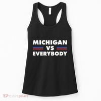 Michigan Vs Everybody Retro Women's Tank Top thumb 0