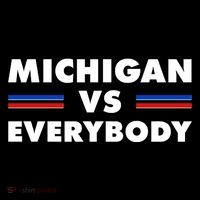 Michigan Vs Everybody Retro Baby Bodysuit thumb 2