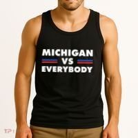 Michigan Vs Everybody Retro Tank Top thumb 3