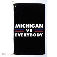 Michigan Vs Everybody Retro Golf Towel thumb 0
