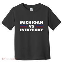 Michigan Vs Everybody Retro Toddler T-Shirt thumb 0