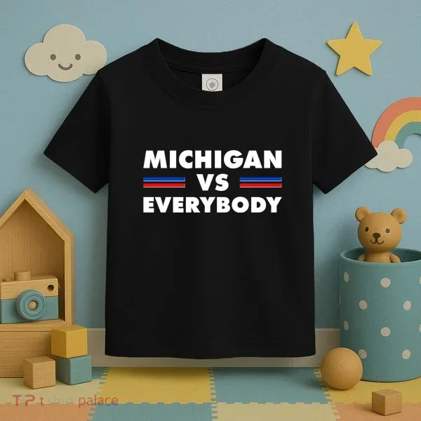 Michigan Vs Everybody Retro Toddler T-Shirt
