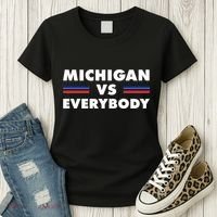 Michigan Vs Everybody Retro Women's T-Shirt thumb 3