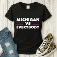 Michigan Vs Everybody Retro Women's T-Shirt thumb 3