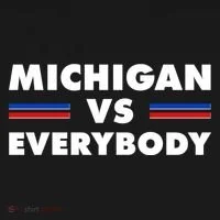 Michigan Vs Everybody Retro Women's T-Shirt thumb 6