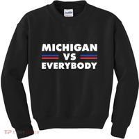 Michigan Vs Everybody Retro Kids Sweatshirt thumb 0