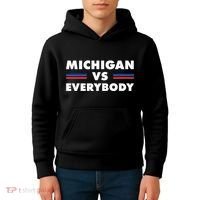 Michigan Vs Everybody Retro Kids Hoodie thumb 4