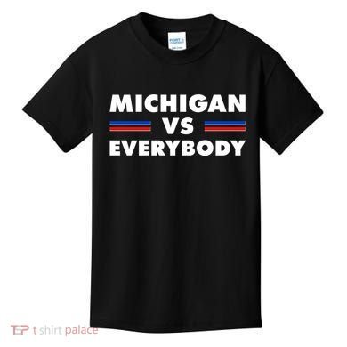 Michigan Vs Everybody Retro Kids T-Shirt