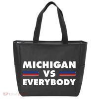 Michigan Vs Everybody Retro Tote Bag thumb 0