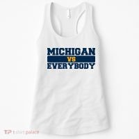 Michigan Versus Everybody Football Sports Fan Women's Tank Top thumb 0