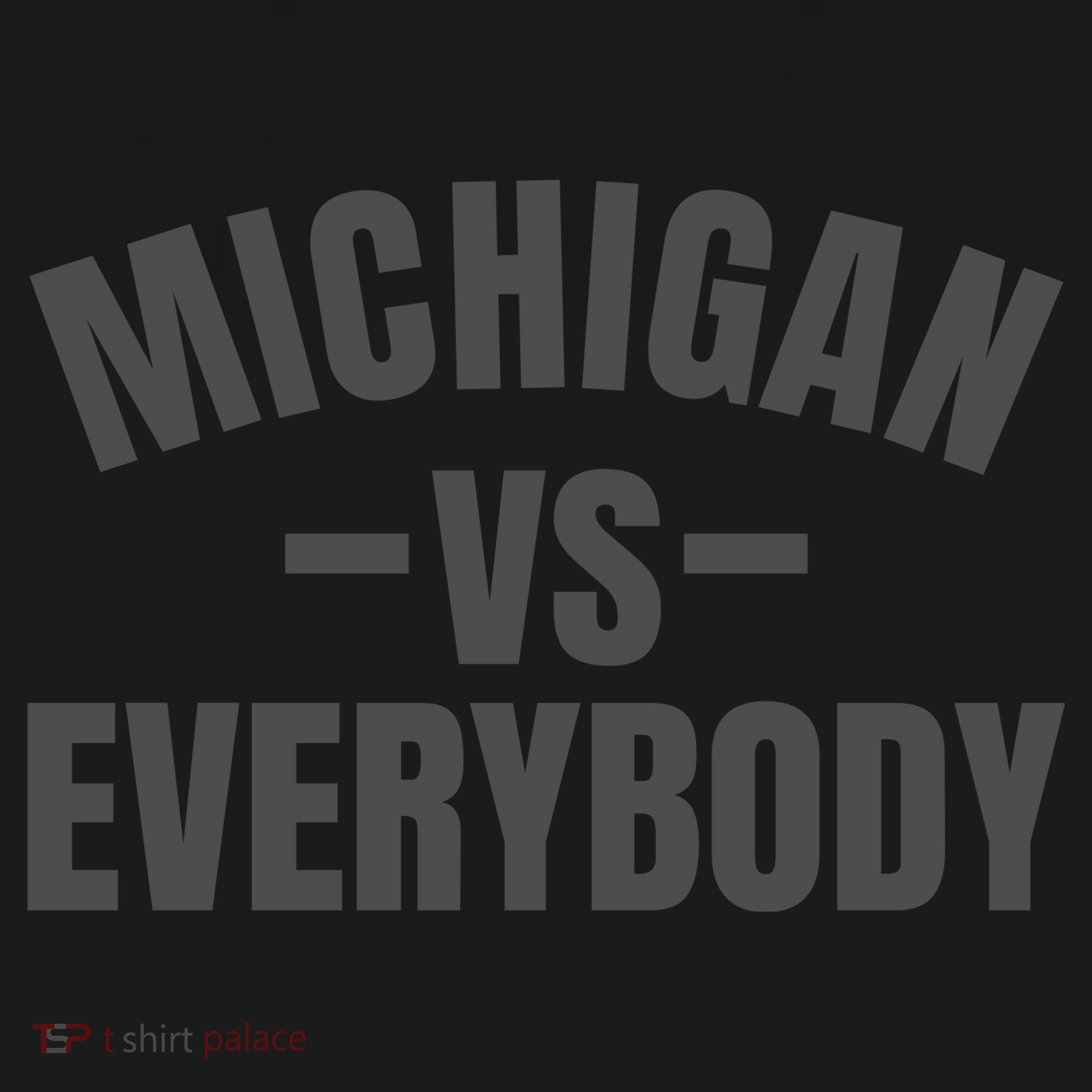 Michigan Verses Everybody Vs Graystyle USA-Made Doggie Bandana