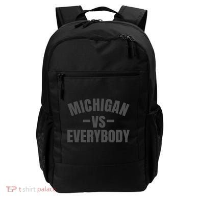 Michigan Verses Everybody Vs Graystyle Backpack