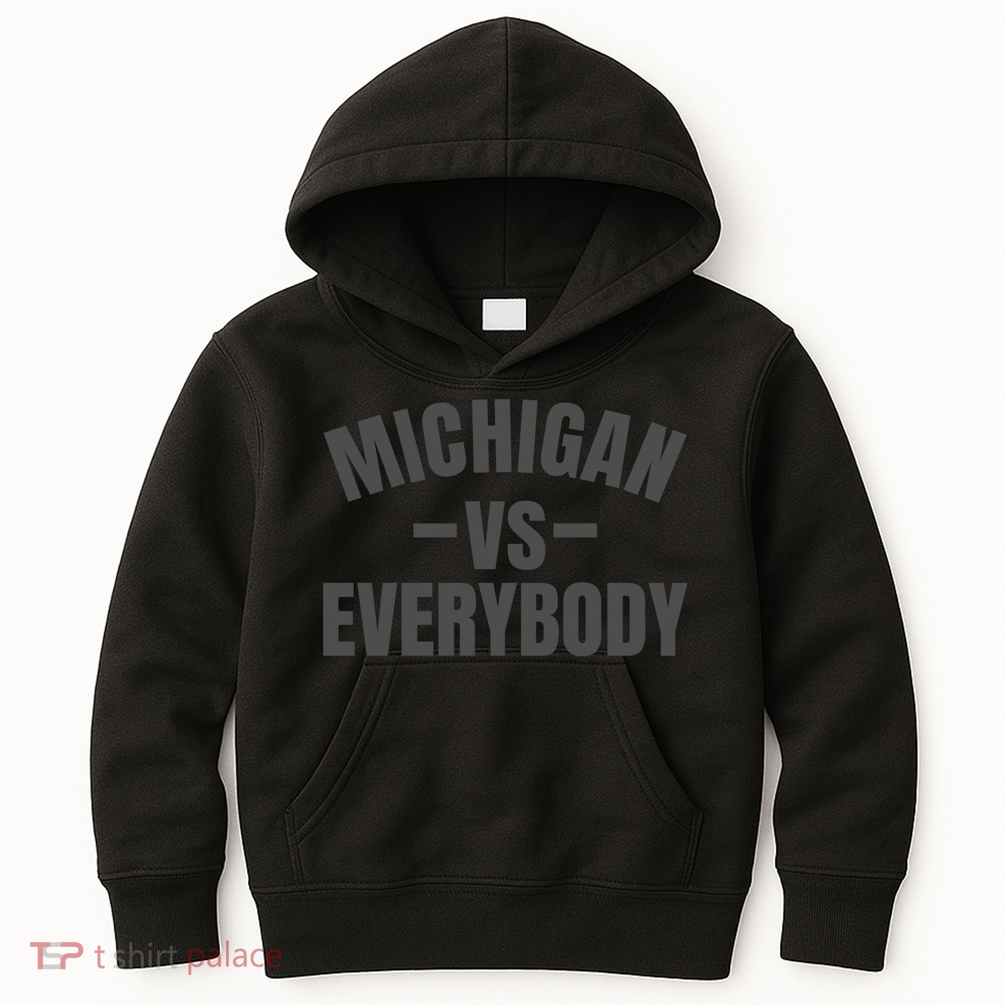 Michigan Verses Everybody Vs Graystyle Kids Hoodie