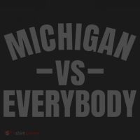 Michigan Verses Everybody Vs Graystyle Kids Hoodie thumb 5