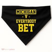 Michigan V Everybody Bet USA-Made Doggie Bandana thumb 0