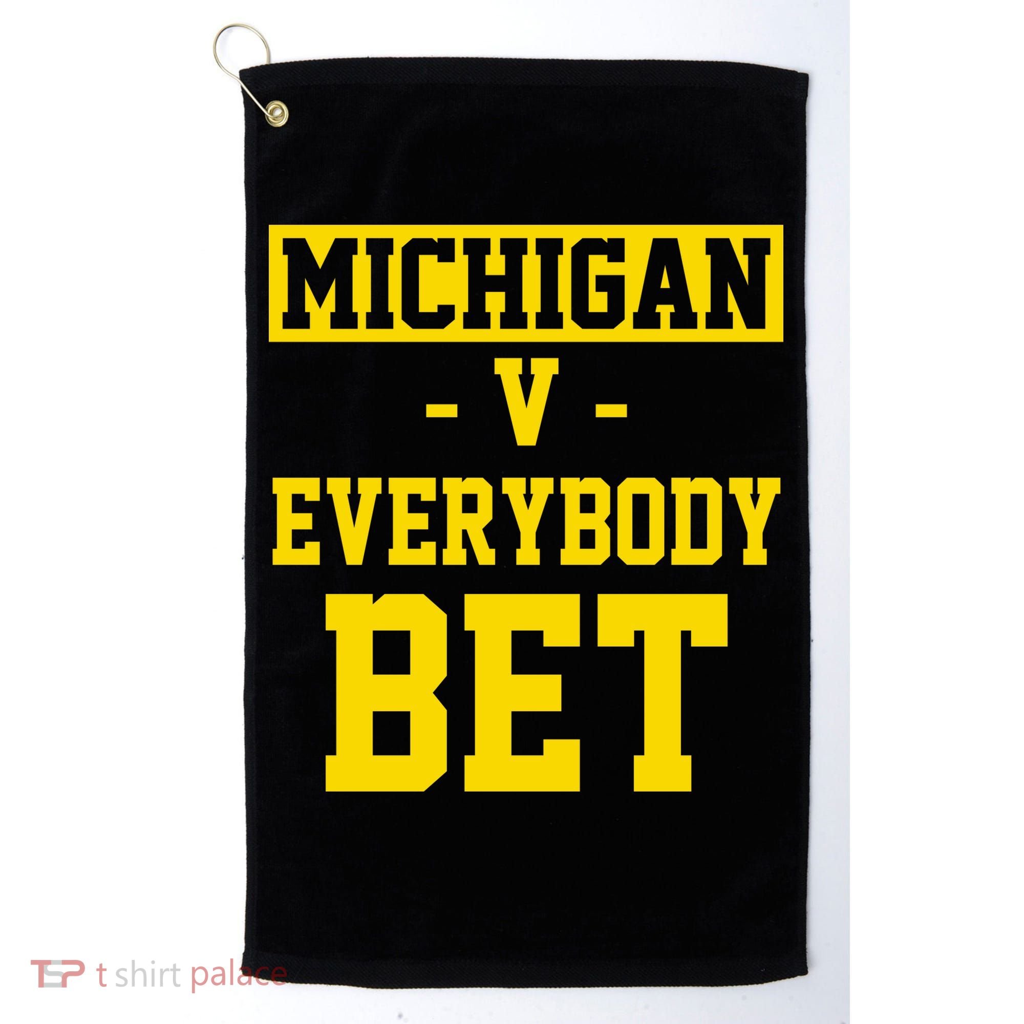Michigan V Everybody Bet Golf Towel