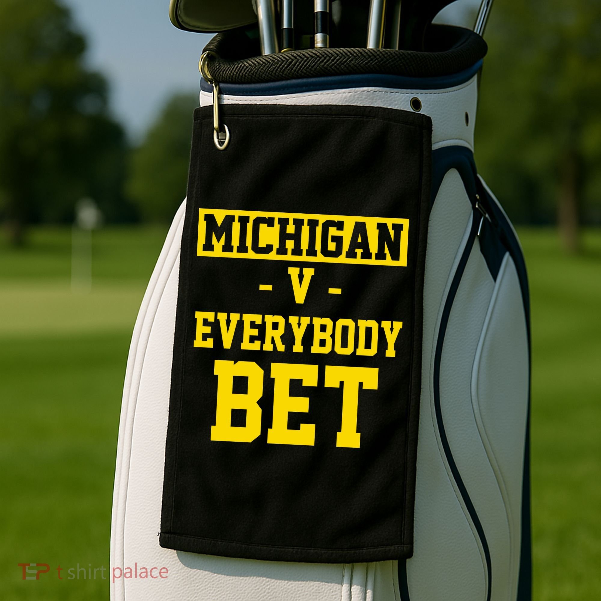 Michigan V Everybody Bet Golf Towel
