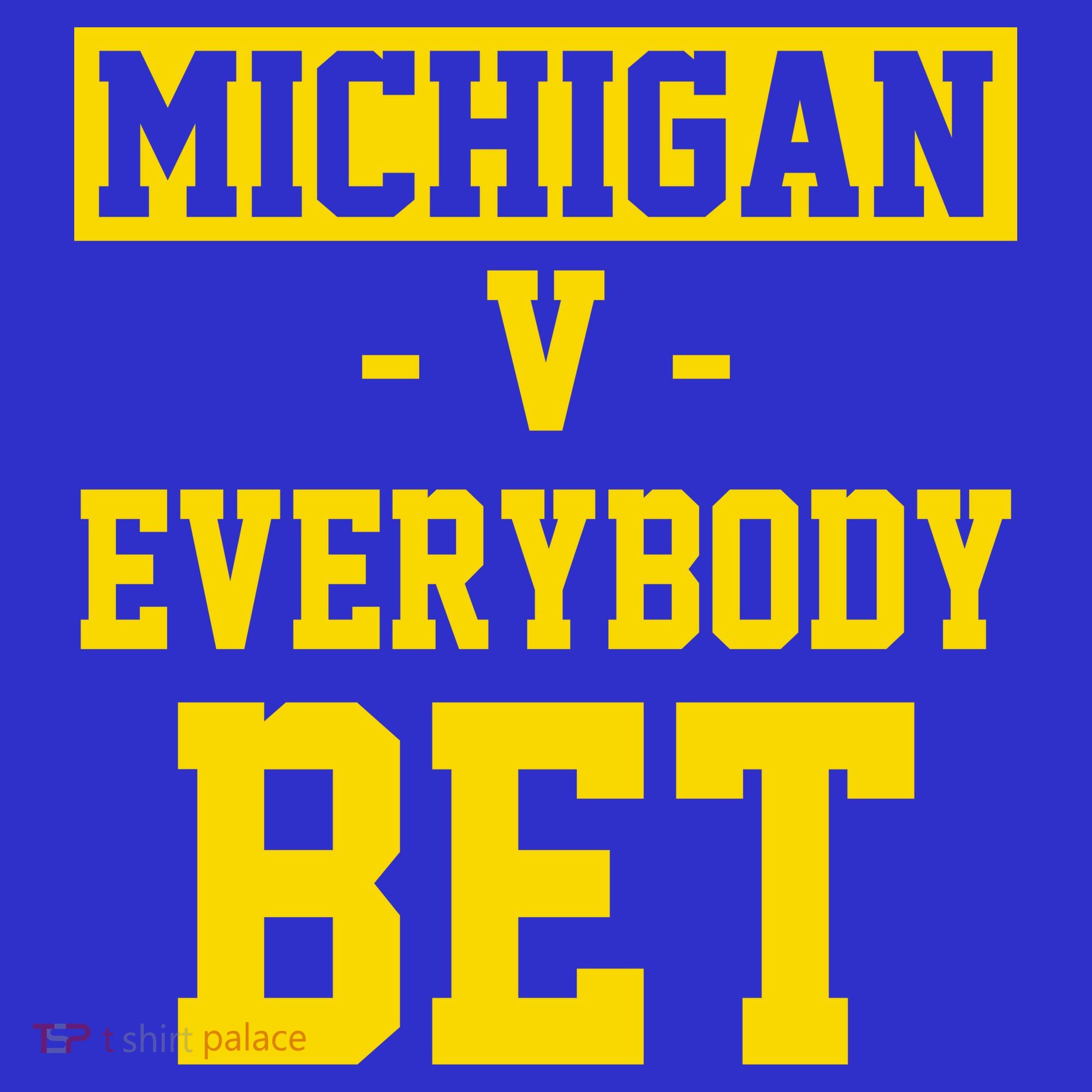 Michigan V Everybody Bet Apron