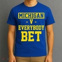 Michigan V Everybody Bet T-Shirt thumb 3