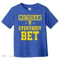 Michigan V Everybody Bet Toddler T-Shirt thumb 0