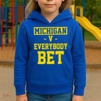 Michigan V Everybody Bet Kids Hoodie thumb 3