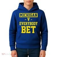 Michigan V Everybody Bet Kids Hoodie thumb 4