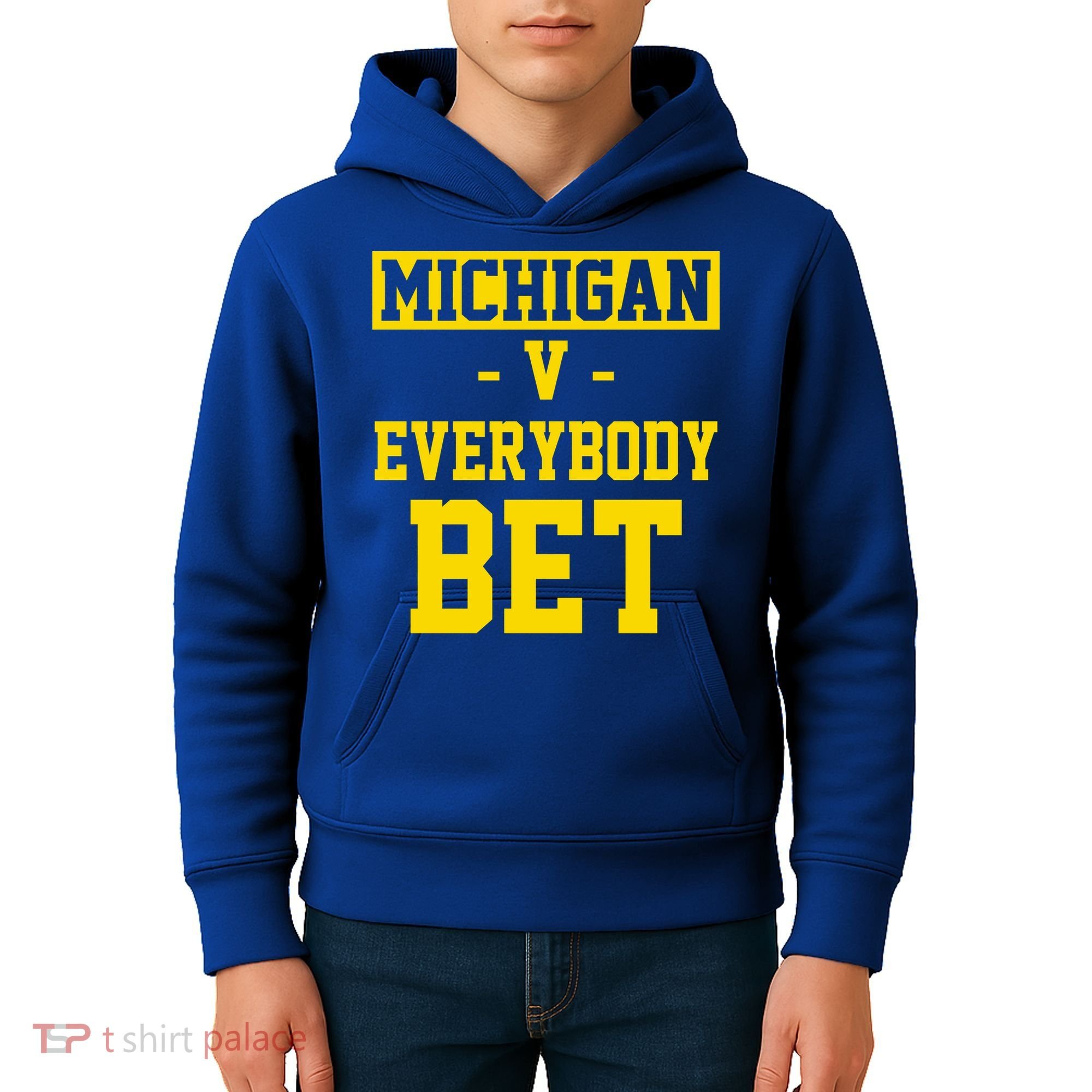 Michigan V Everybody Bet Kids Hoodie